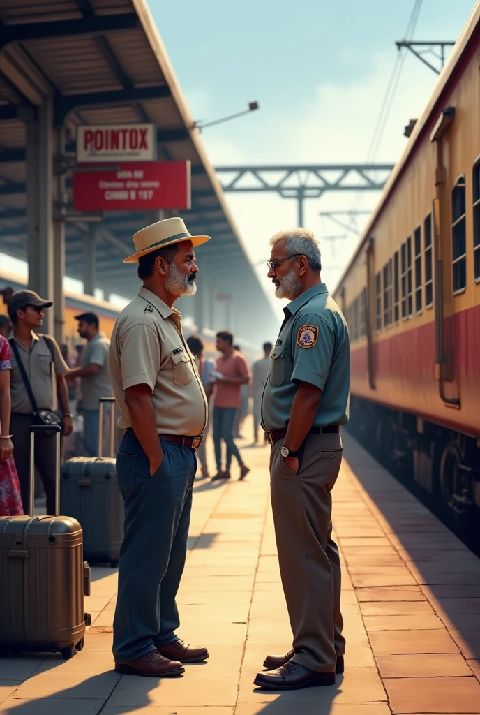 A man say to indian train tt