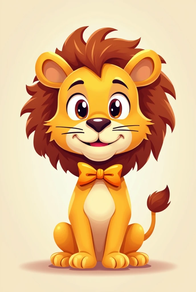 Funny Lion Avatar with Bow