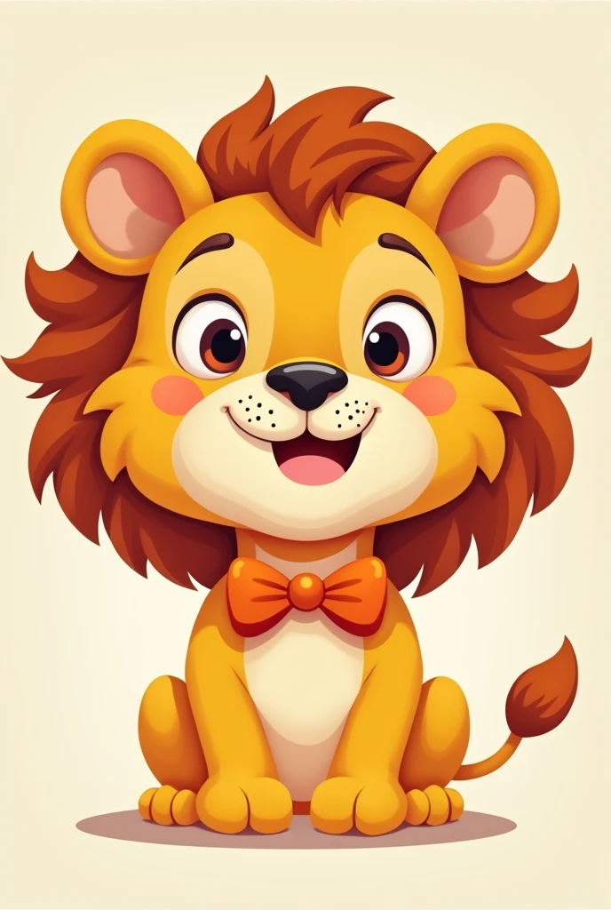 Funny Lion Avatar with Bow