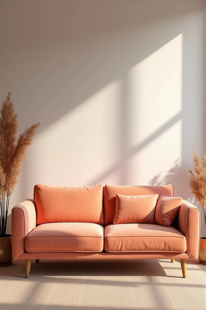 Peach couch