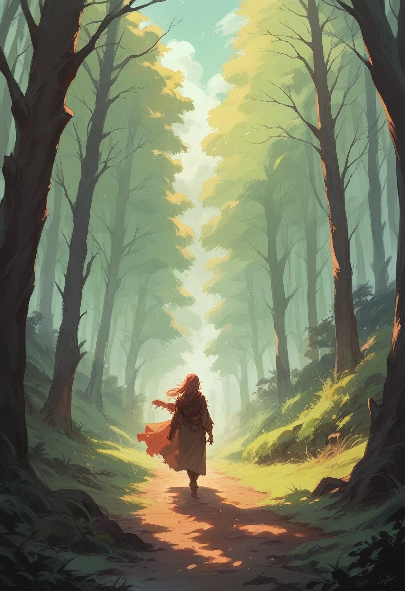 I was walking in the bloody forest and I saw a beautiful , but she wasn't a juice, for me it's because of blood.