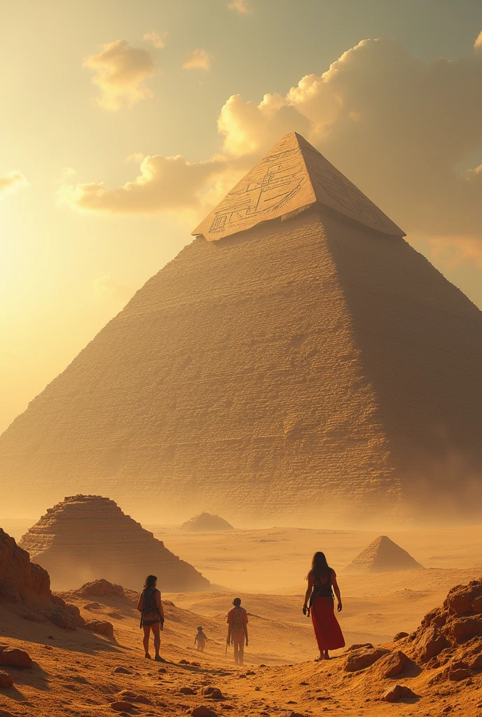 researchers claim that ancient technology was used in the construction of the pyramids, which is