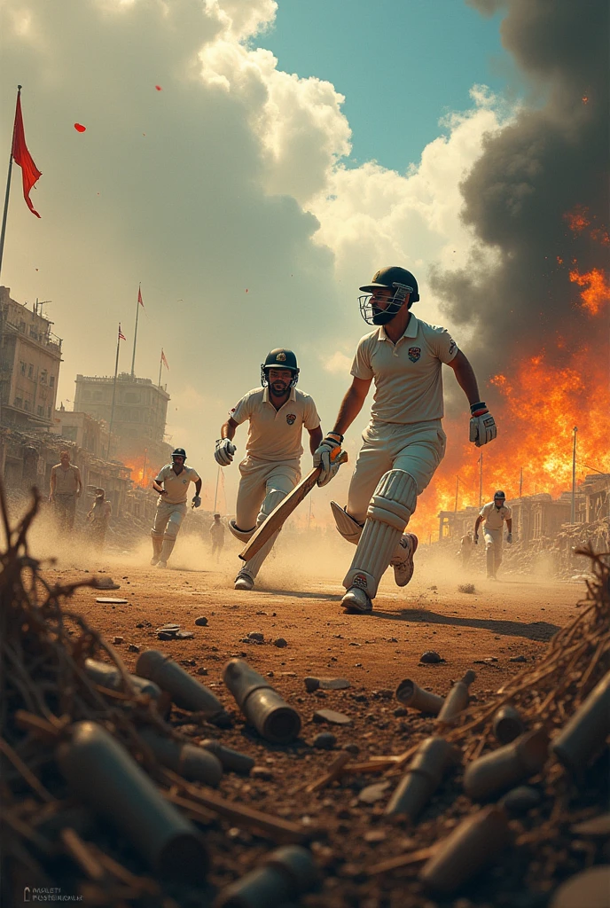 Cricket, Warfield, bombs, crackers 
