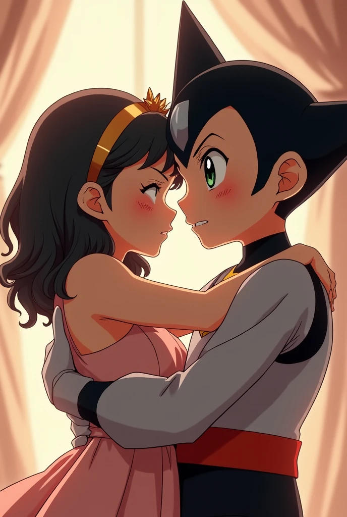 astro boy being intimate with a woman
