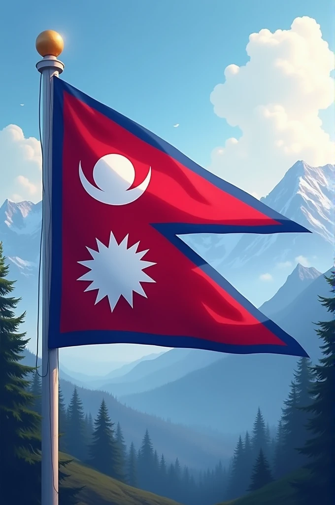 Nepali flag