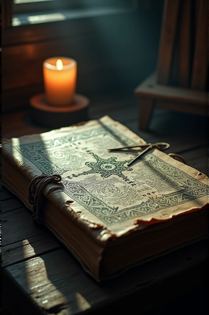 Diary details**: Mysterious symbols and cryptic writings on the diary pages.
