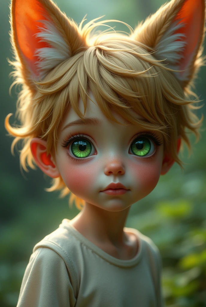 (solo:1.5),(masterpiece:1.5),(best quality:1.5),(bust:1.3),Amazing,beautiful detailed,extremely detailed wallpaper,extremely detailed CG unity 8k wallpaper,extremely delicate and beautiful eyes,1boy, green eyes,,fox-ears,