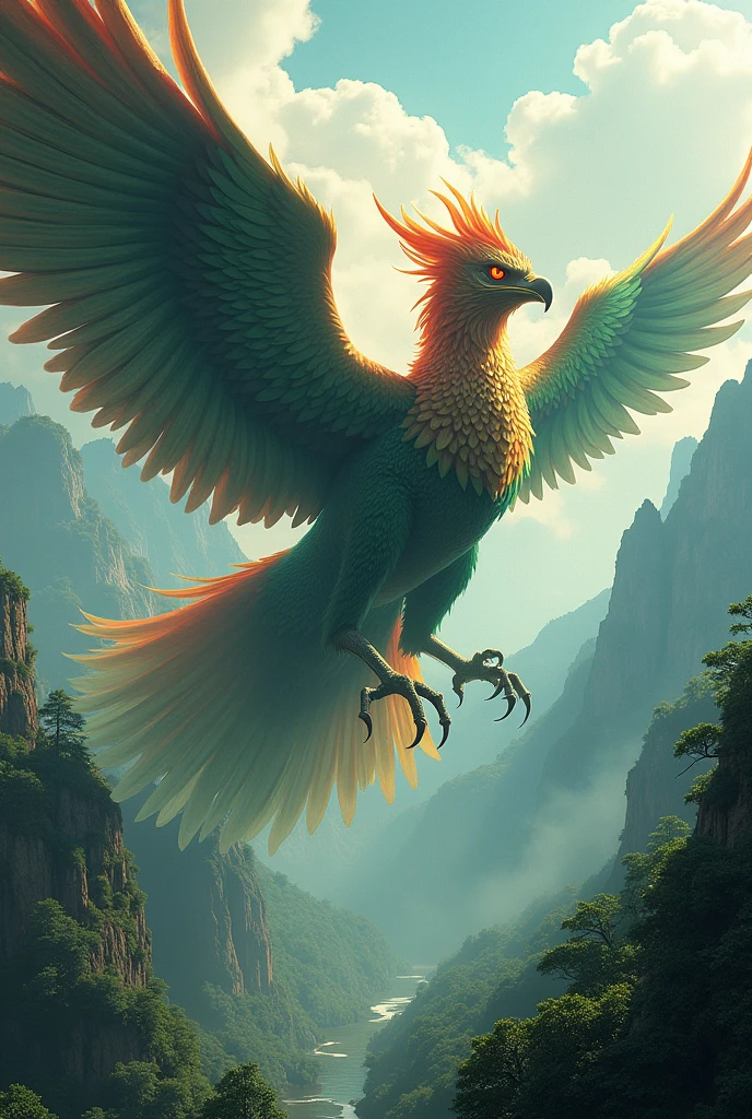 The majestic Garuda bird