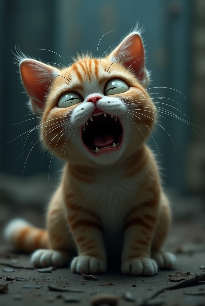 cat crying
