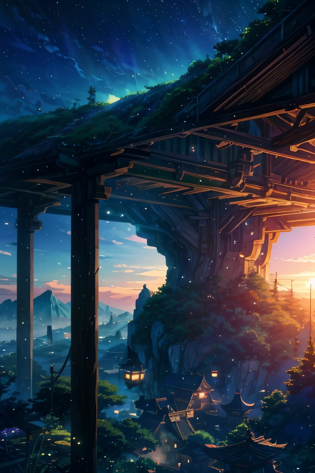 Generate a 4K resolution image in the enchanting Studio Ghibli anime style, portraying a quintessential world of sky that no one has seen or imagined, Emphasize the Studio Ghibli aesthetic with soft colors:: illustration