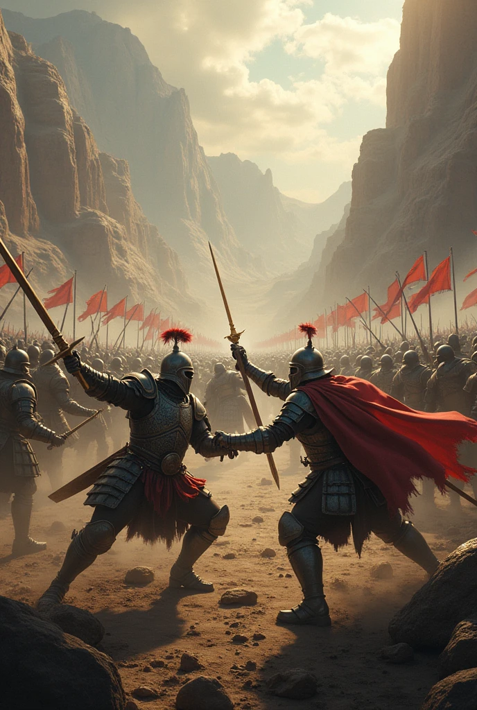 War place between two big kingdoms and warriors