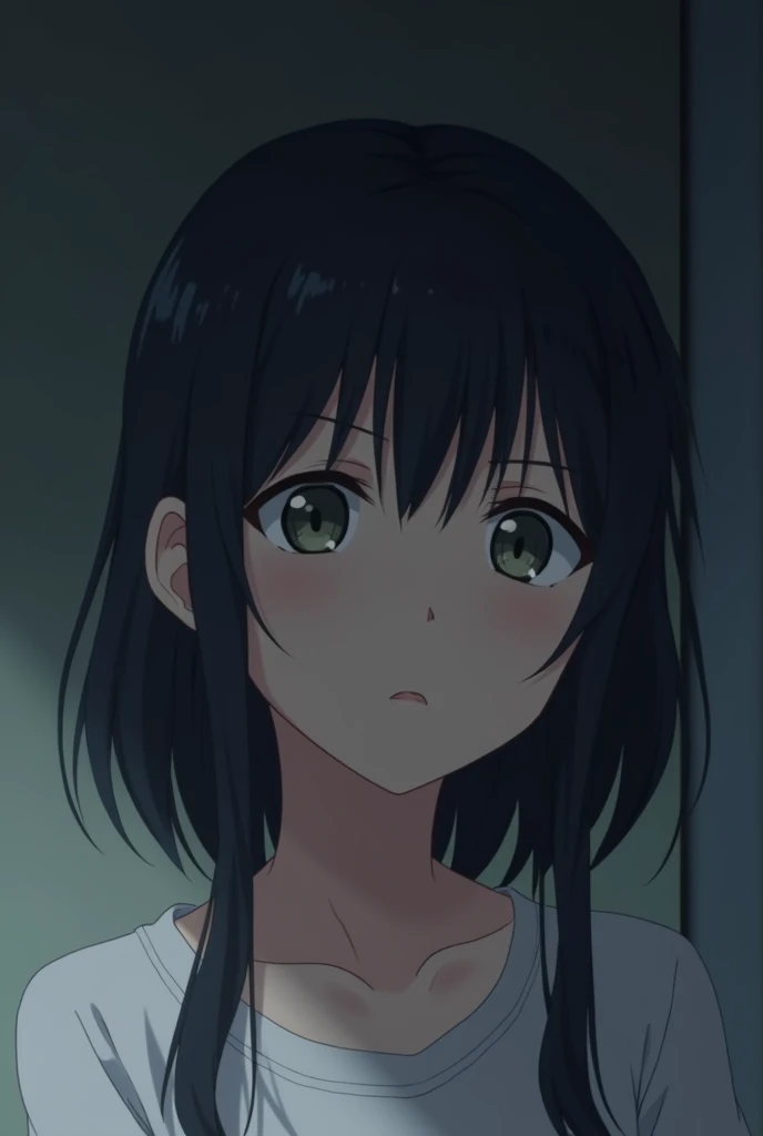 Generate a emotional thumbnail for youtube video  with listen texa silent voice anime girl 