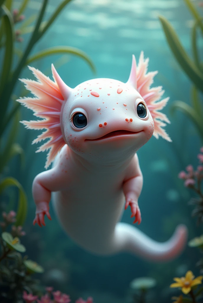 Create an axolotl (originally from Mexico)