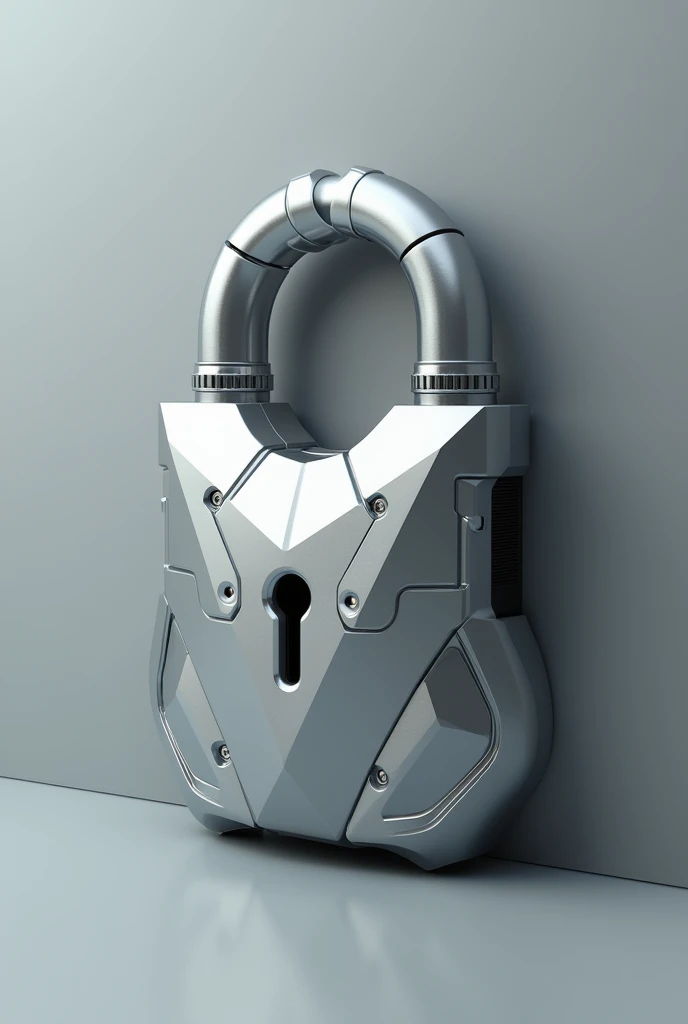 Triangle shape advanced padlock with a key