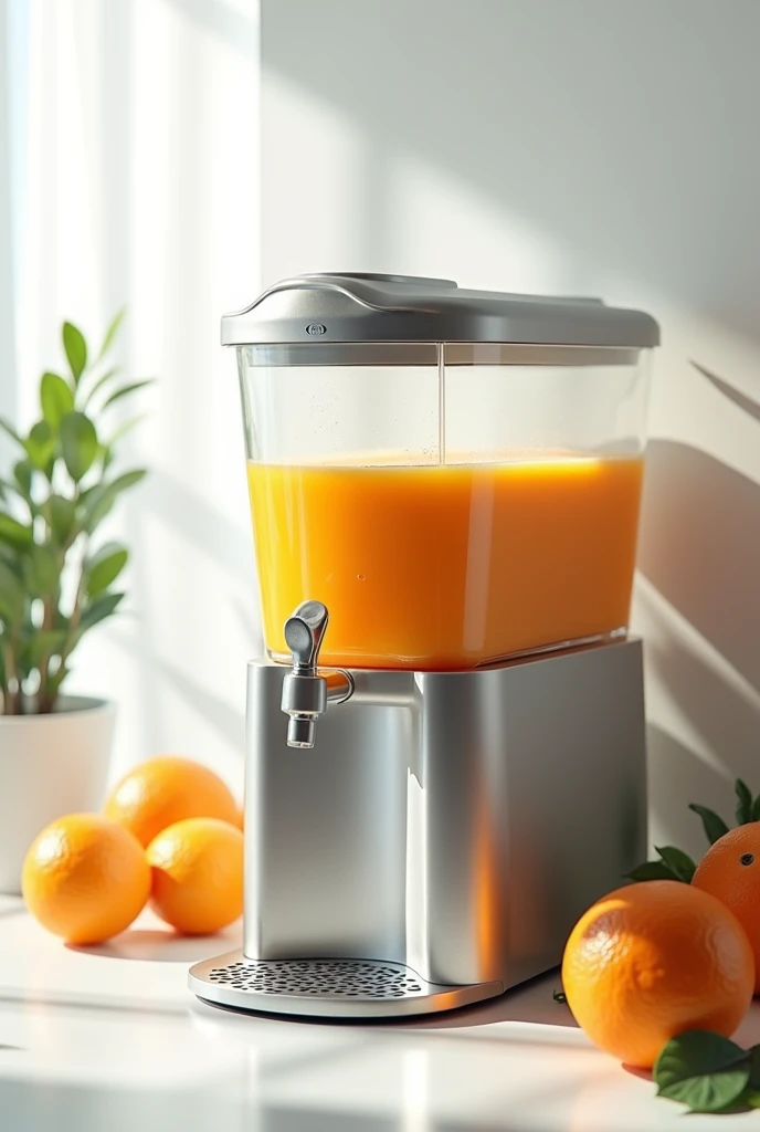 masterpiece、 Highest quality, Highly detailed、8k、 High resolution,  Fresh juice dispenser、