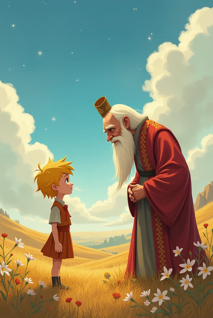 the little prince and the old emperor 
