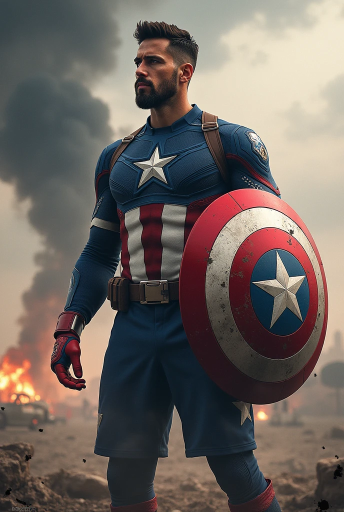 Claudio Bravo as Captain America