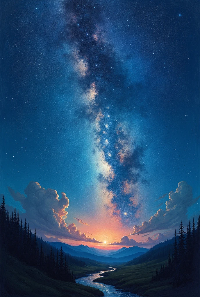 Expressionist artwork images,mysterious,Starry Sky, 8k, uhd
