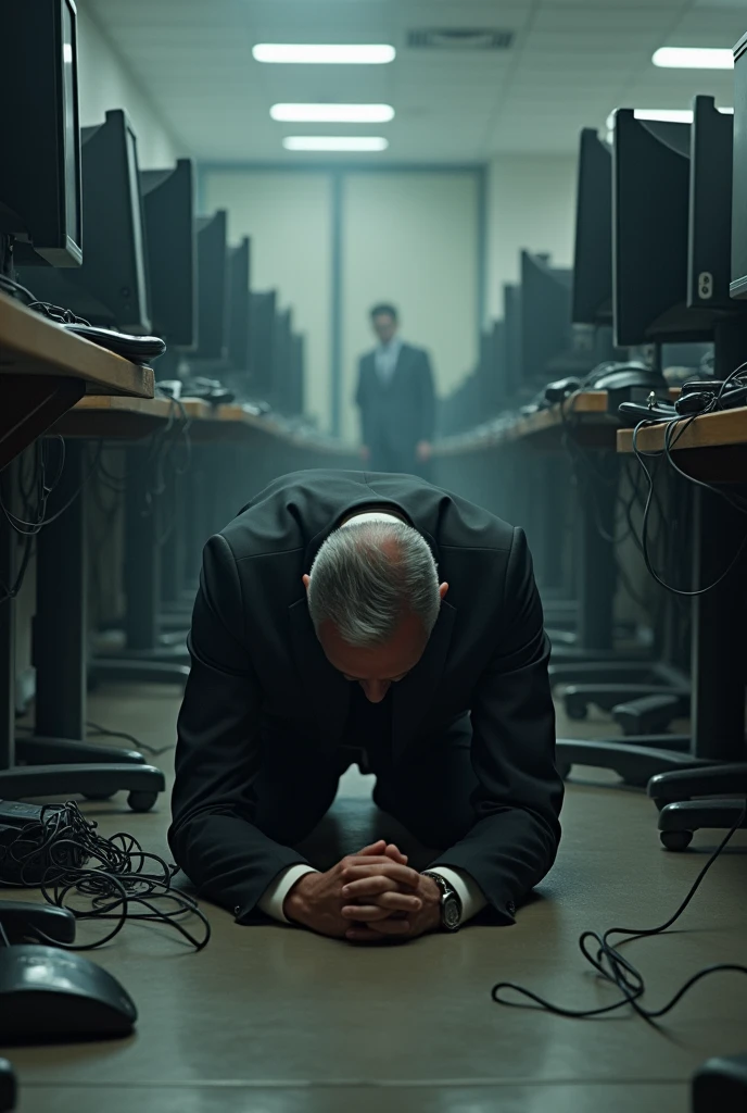 Prostration、bow down、Uncle in a suit、Lots of desktops、Apologize to the PC
