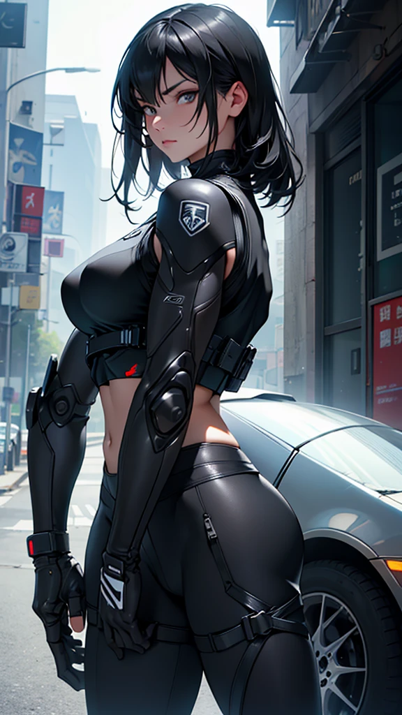 （Very delicate and beautiful：1.2）super model,,Beautiful breasts,voluptuous,【bike shorts】,,【3girls】,,Highest quality, High resolution, 8k,mini skirt.Three Girls.cyber punk.Mechanical Sword