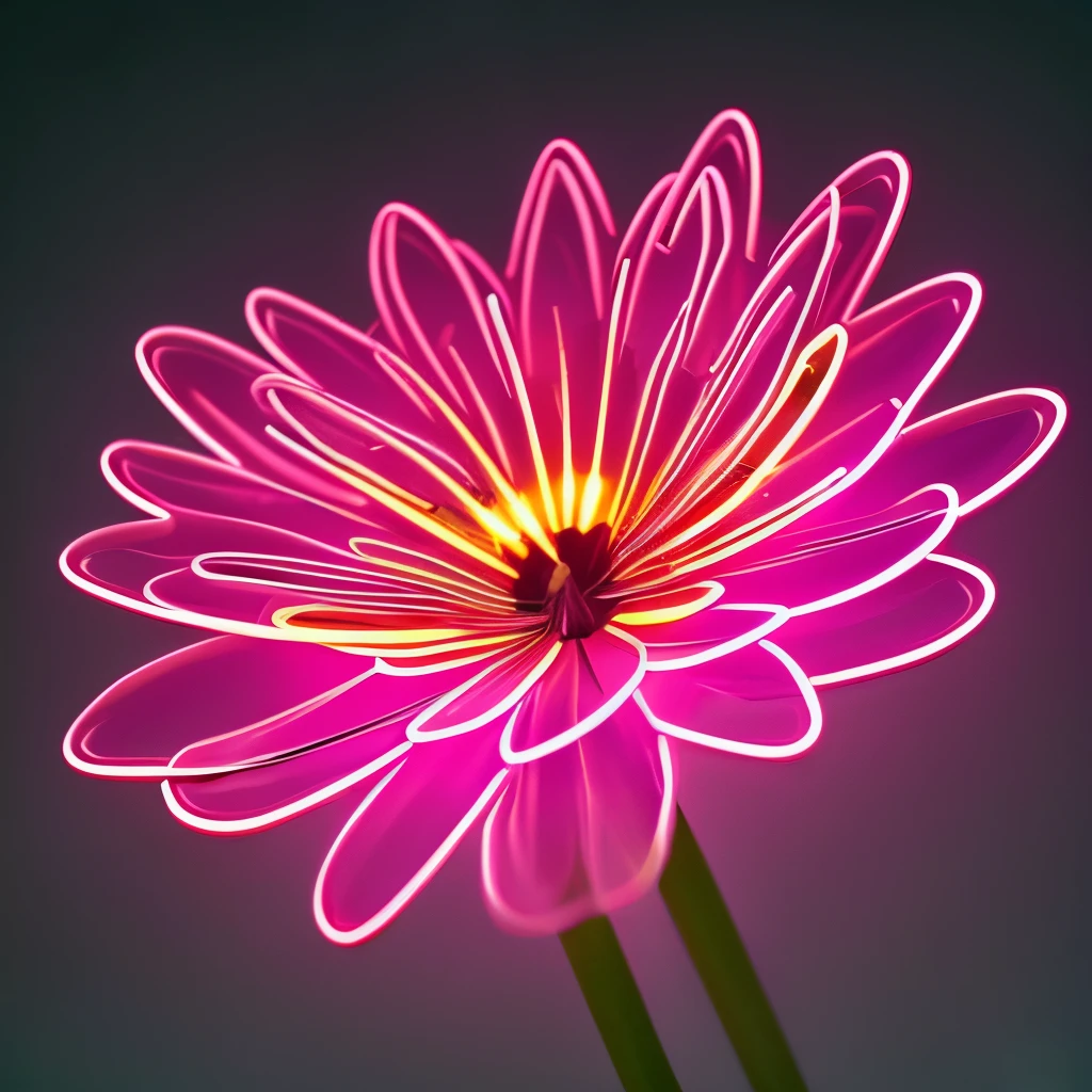 a close up of a flower with neon lights on it, a digital rendering by Bruce Munro, flickr, conceptual art, radiating atomic neon corals, twirling glowing sea plants, harmony of neon glowing coral, neon color bioluminescence, neon bioluminescence, filled with bioluminescence, purple and blue neons, neon jellyfish