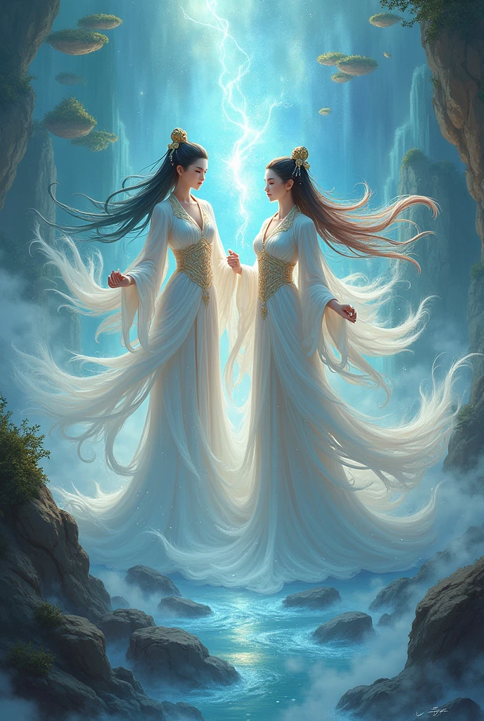 Shen jiu y Shen Yuan (Scum Villain Self-Salvation System) as protagonists of I am a goddess