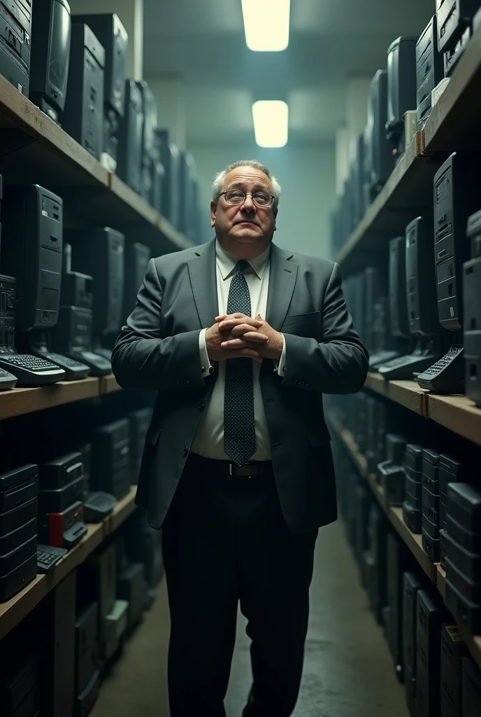 Make a request、Fat old man in a suit、Lots of desktops、Apologize to the PC、