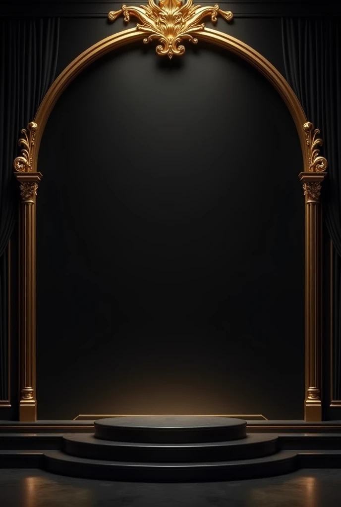 a formal black and gold farewell background