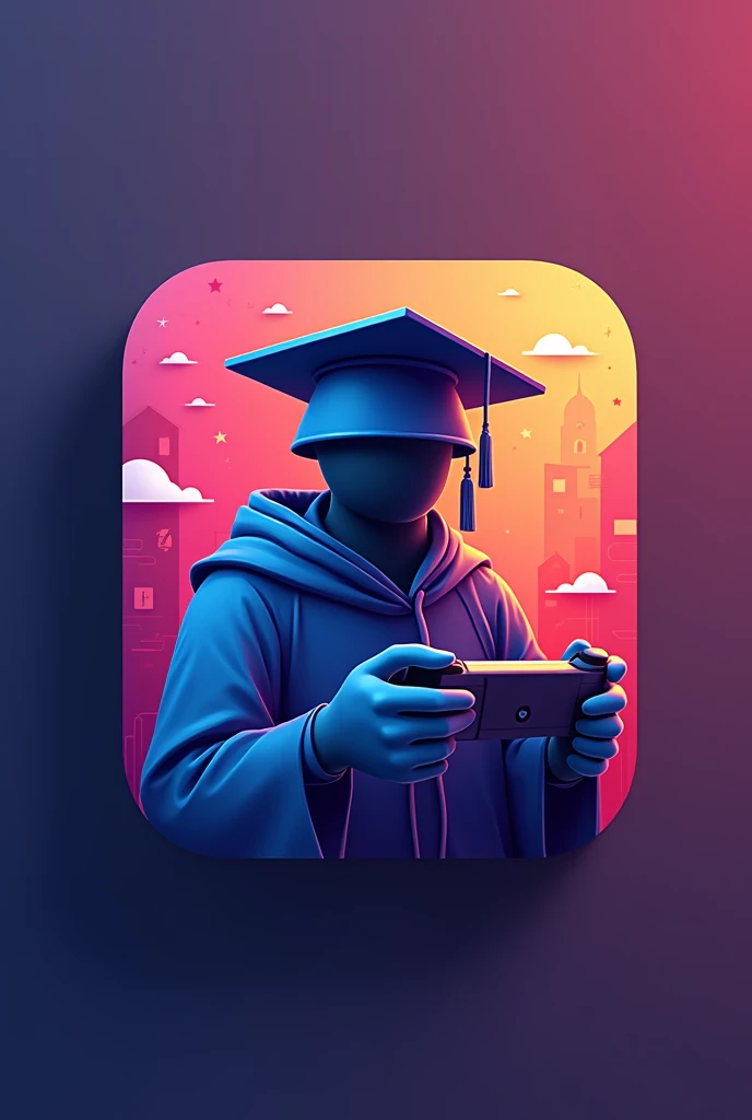 An app icon that reflects the connection between video games and academic platforms