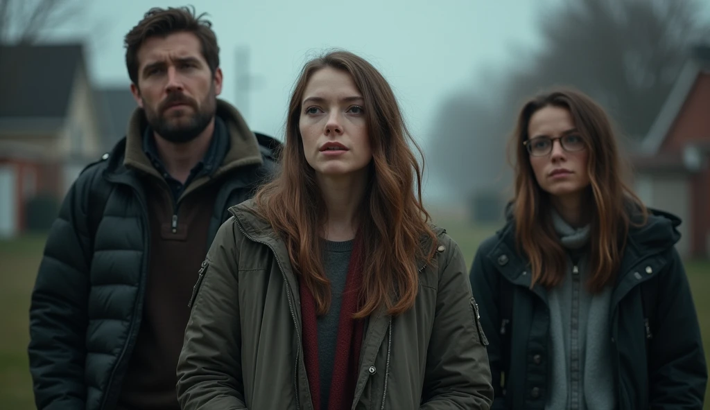 2 Sarah and 2 tom,David: Sarah's boyfriend, a 30-year-old, Emma: Sarah’s younger sister, 2,Rachel: Emma’s best friend, 23 years
The broadcast cuts off abruptly, leaving the group in stunned silence. The reality of their situation hits them hard—there may be no safe place left. Sarah turns to the group, her expression grim. “We need to find a way out of here. This town won’t be safe for long. If the virus reaches here, we’ll be trapped.”