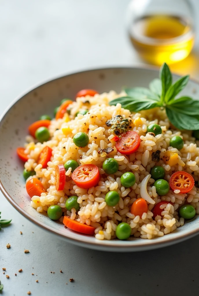 Create on image for veg fry rice