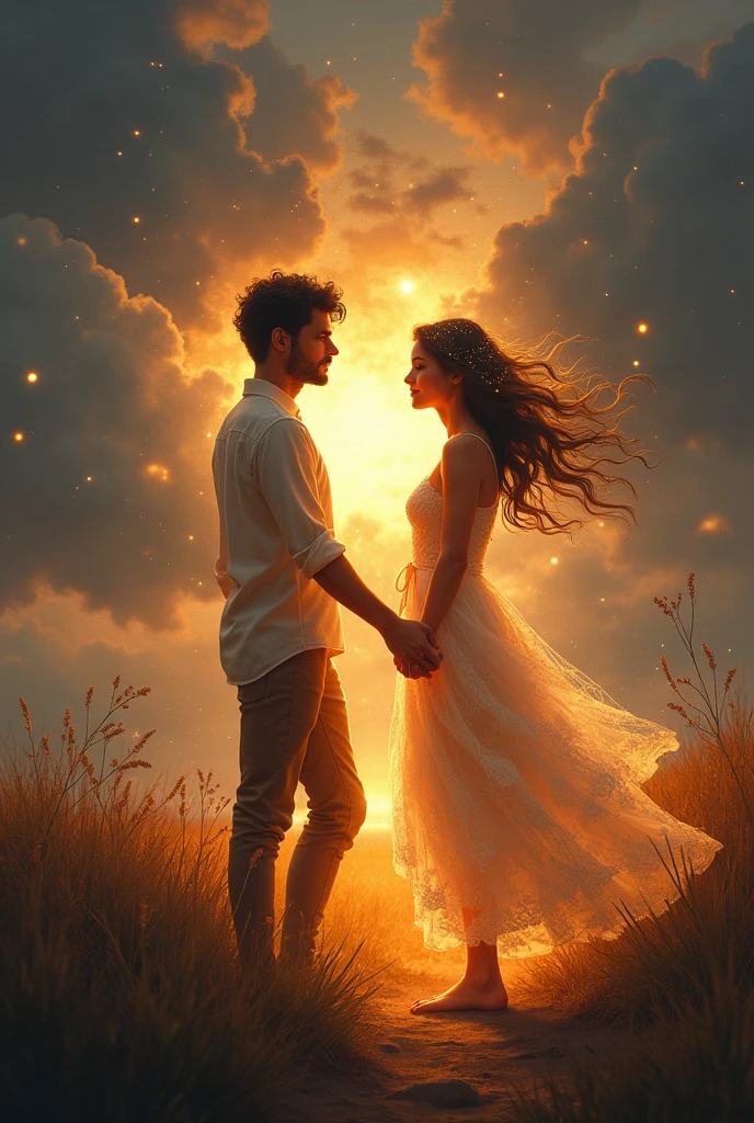 You radiate like sun infusing, hope into my everyday
I glean as a star
Dimming your darkness away,
Confornting stroms side by side
Locked iin each other's graze,
Strolling hand in hand
We'll shine for each other together forever and always like twilight's everlasting embrace