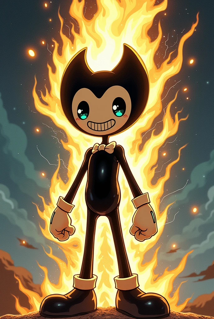 Bendy transforms into a super sayian