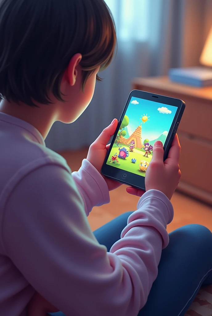 Playing mobile games with sleeve