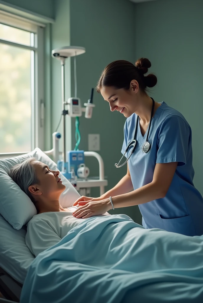 Care tekar of patient multiple photo 
