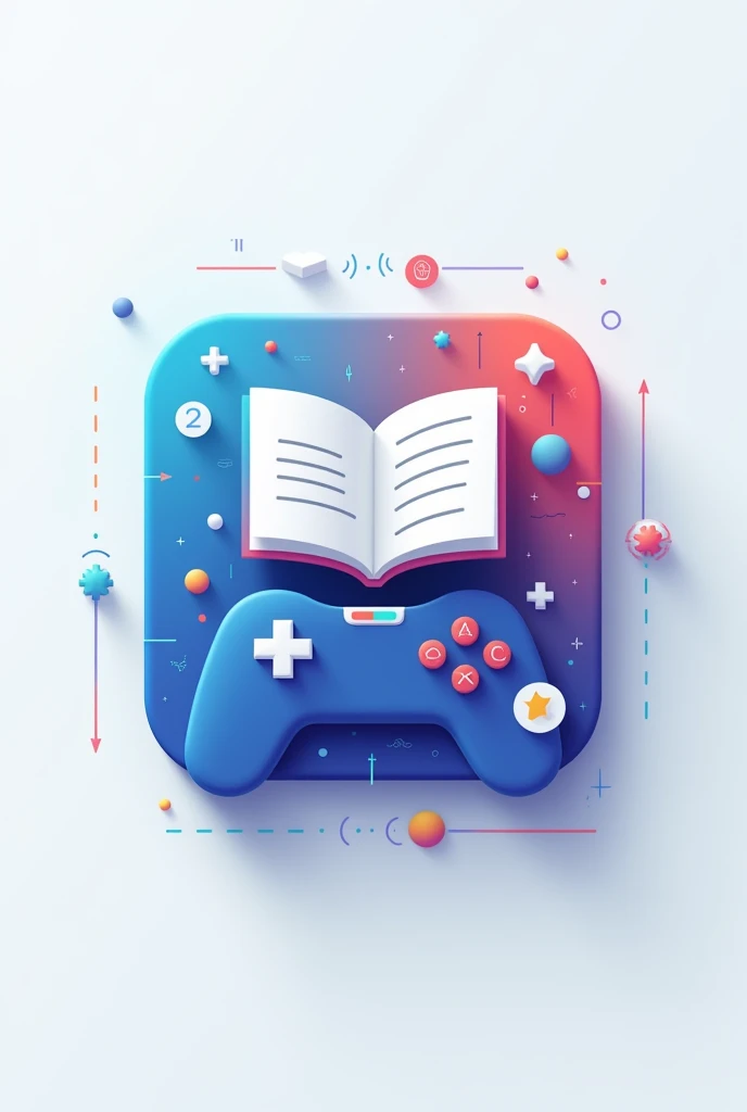 An app icon that reflects the synchronization between video games and academic platforms