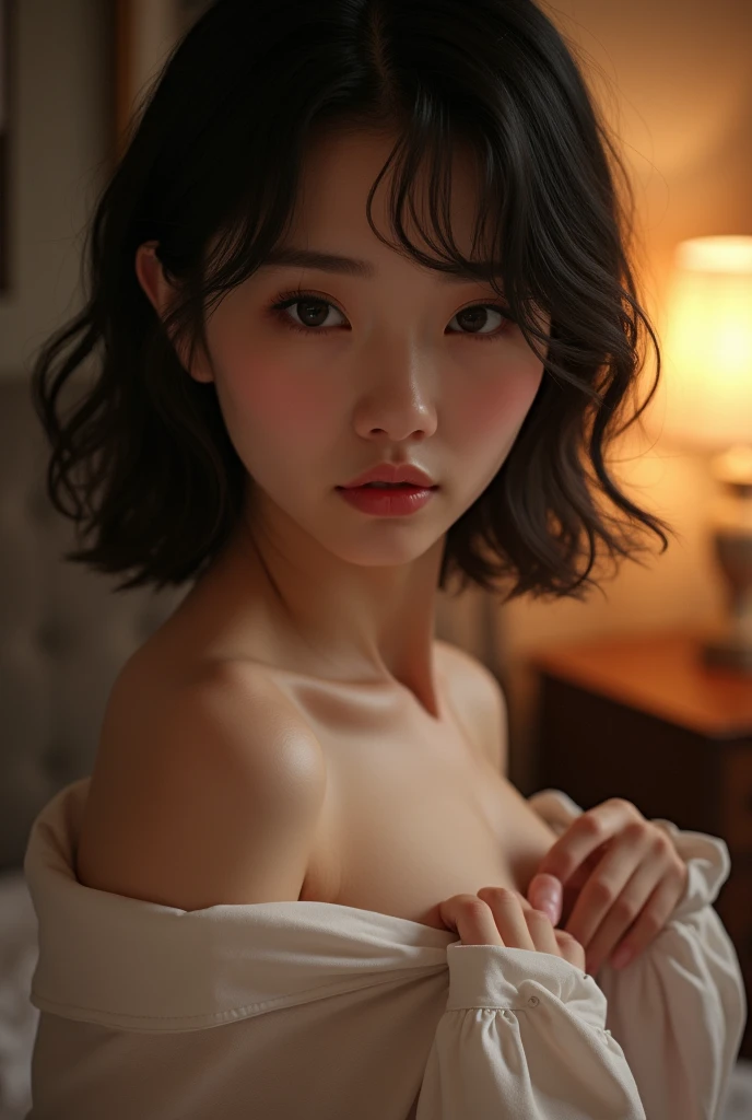 Japanese hot girl unbuttoned her shirt by Salman Khan 