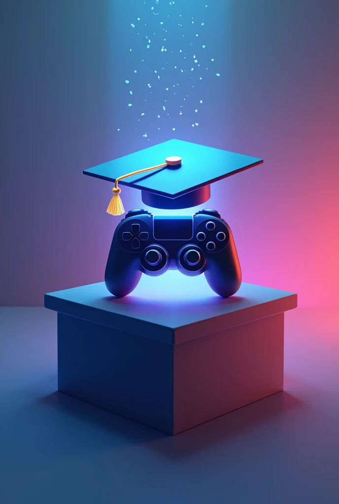 An app logo that reflects the synchronization between video games and academic platforms