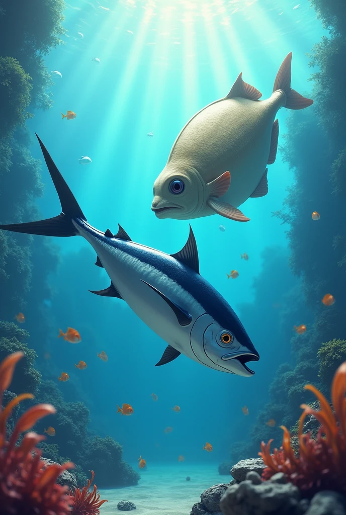 tuna and halibut