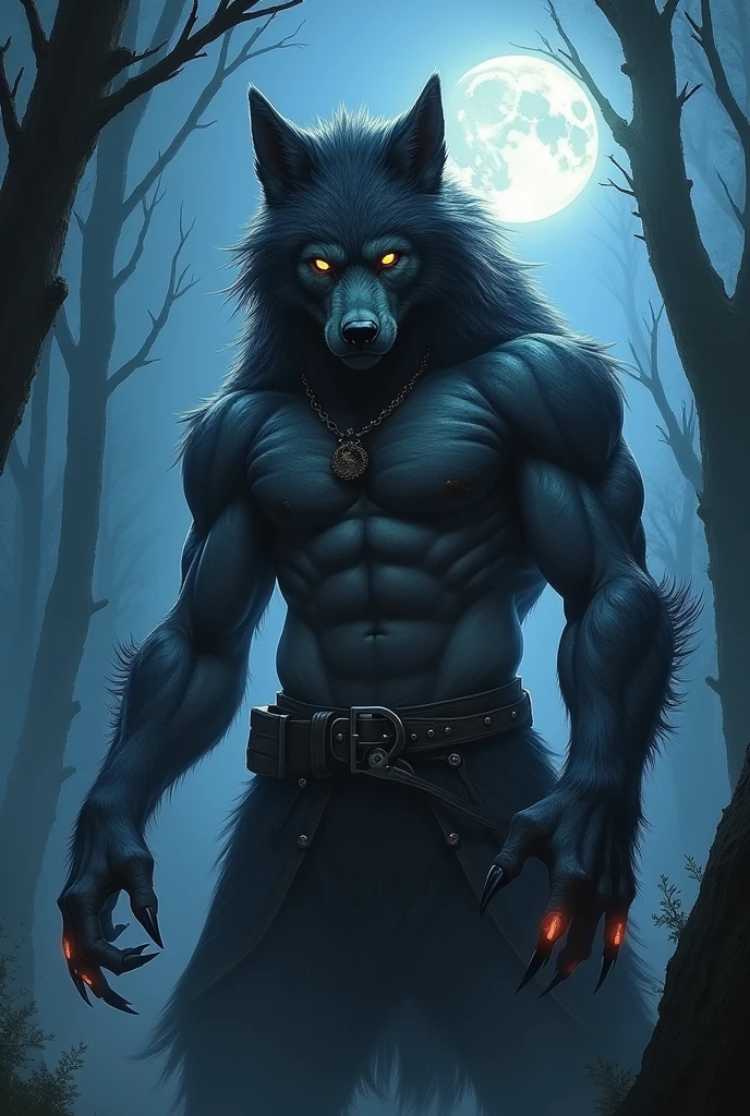 Jeon jungkook of BTS as werewolf