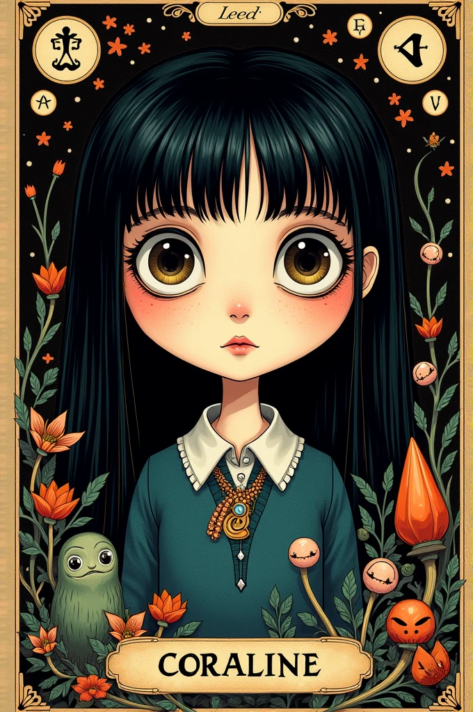 Coraline tarot cards