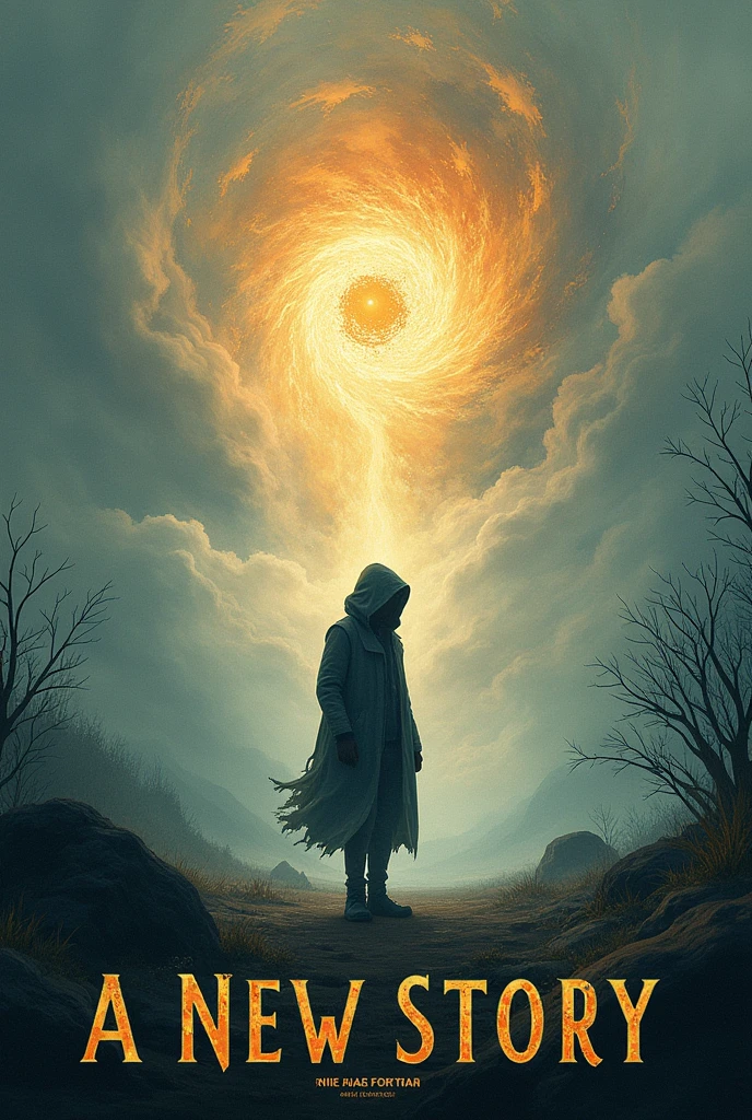 Cover for a thematic book "a new story"
