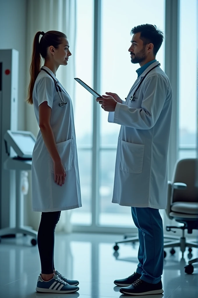Physical exam to assess your health, with the following parameters - percentage of fat - visceral fat - BMI -
