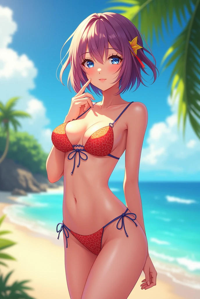 anime girl in bikini