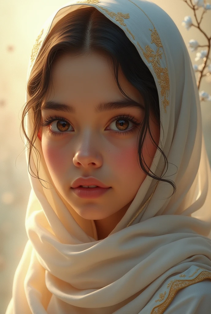 Cute girl generator pic muslim different different image one skin