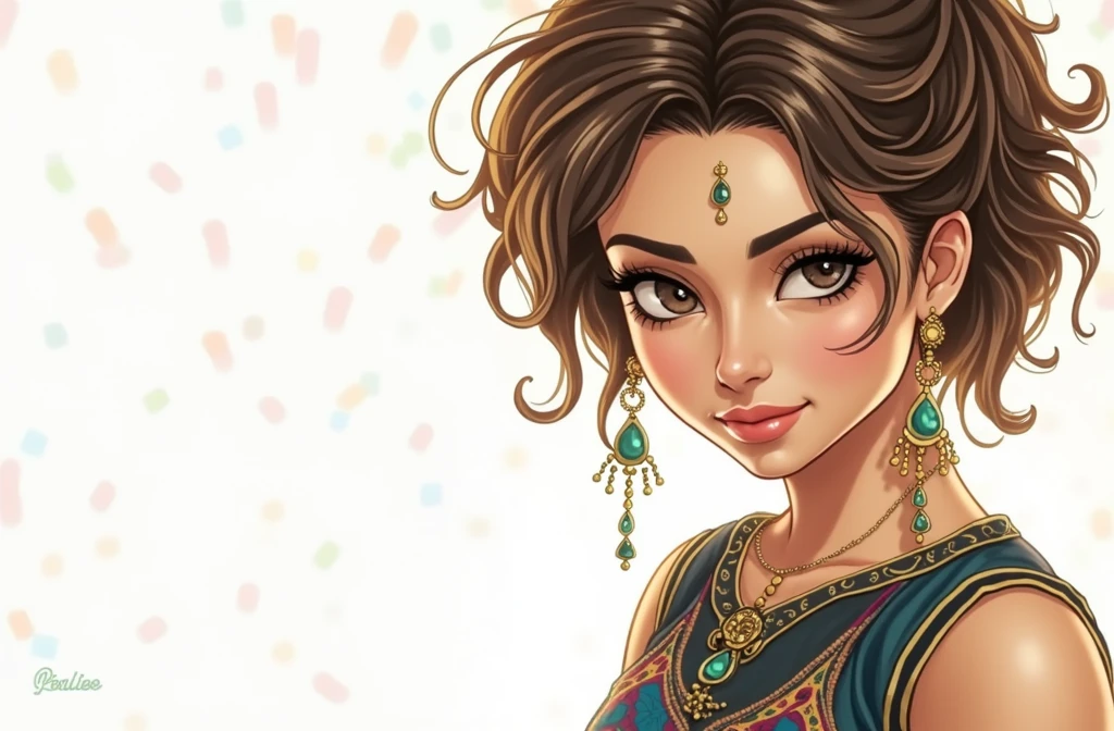 Default_A_mesmerizing_Indian_female_DJ_with_a_radiant_goldenbr_2