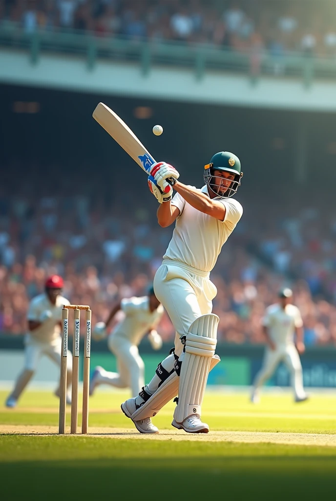 Make A Thumbnail Of Mitchell Stark Scored 99 Runs
