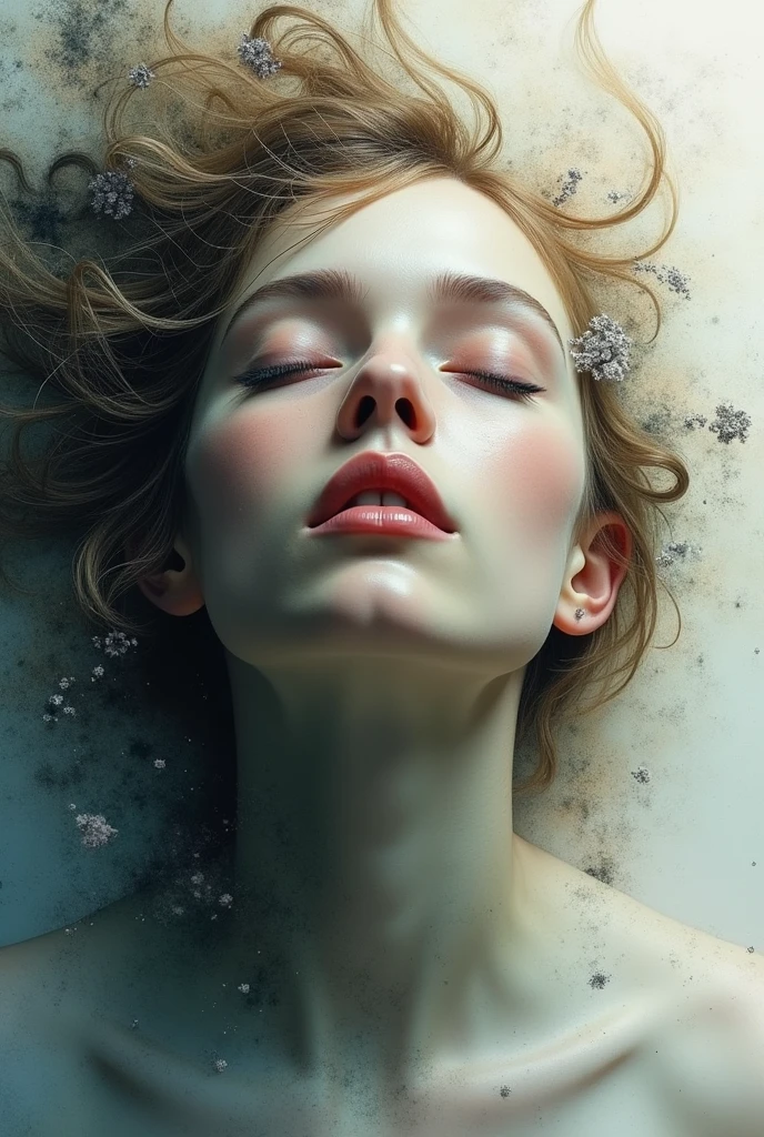 I am the last breath but in image , The message I want to convey is that I exist in my real style , 48k unique piece work of art 