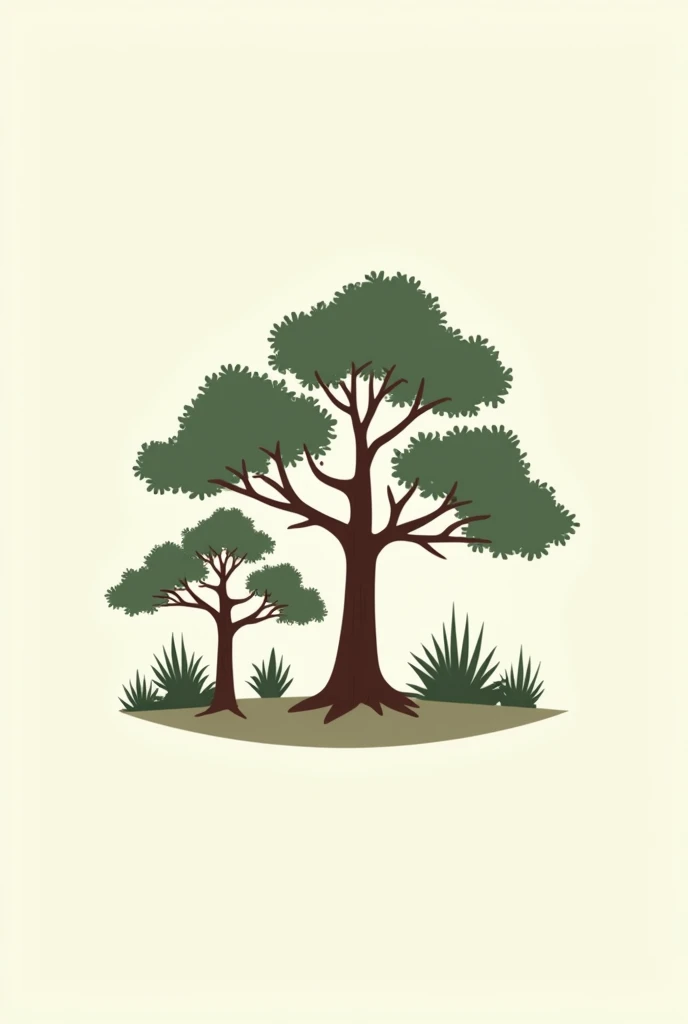 The casuarinas made a logo with their image