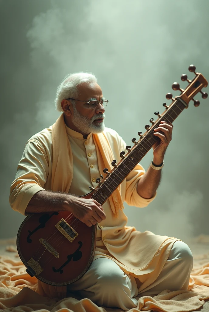Modi with melody without cloth